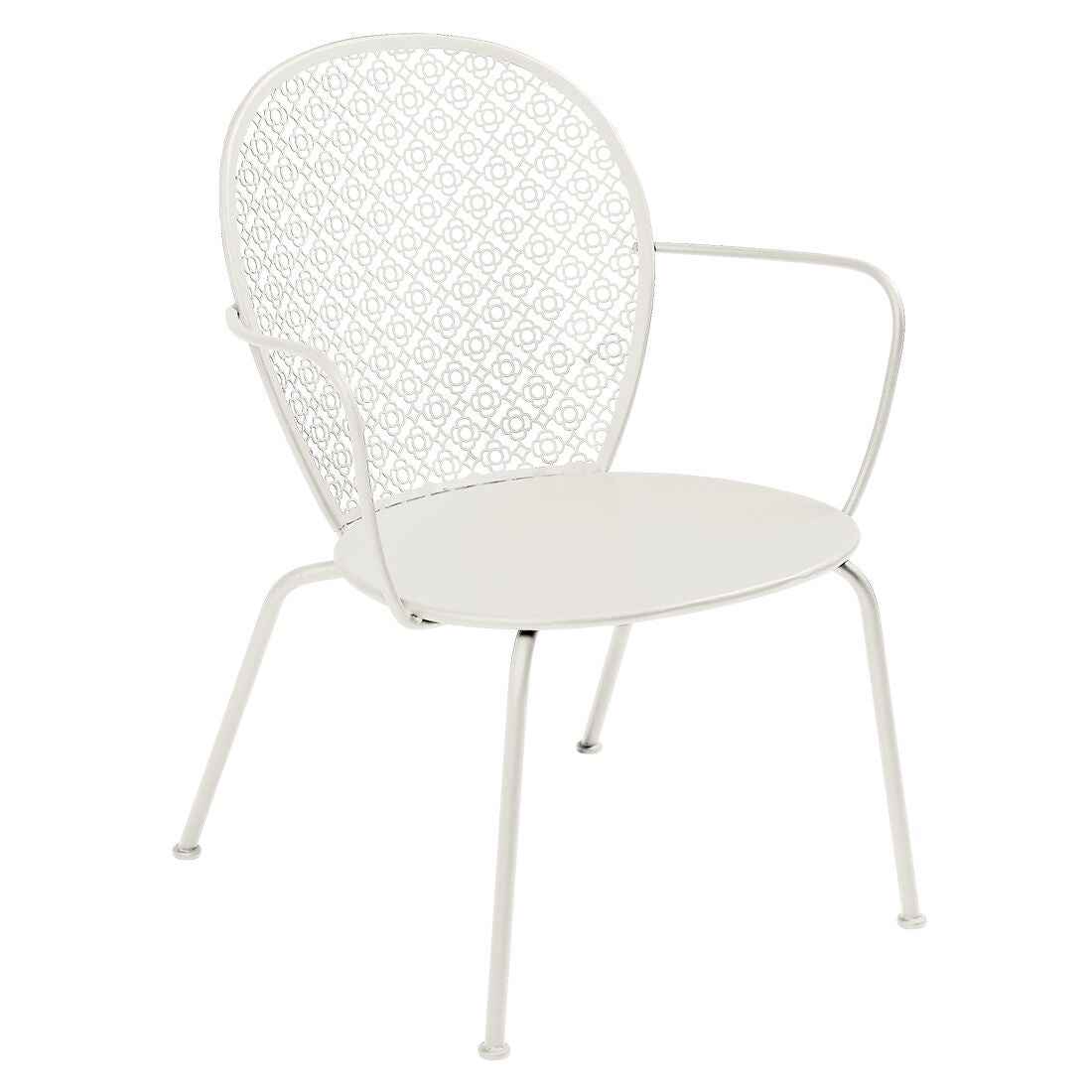 FAUTEUIL BAS LORETTE FERMOB Gris argile