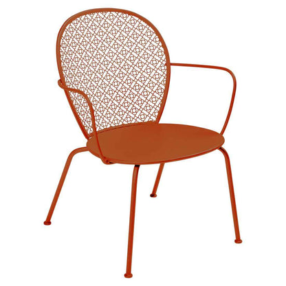 FAUTEUIL BAS LORETTE FERMOB Orange confite