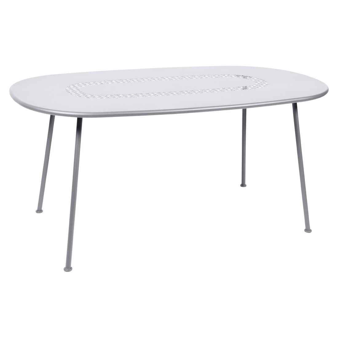 TABLE OVALE LORETTE 160 X 90 CM FERMOB Blanc coton