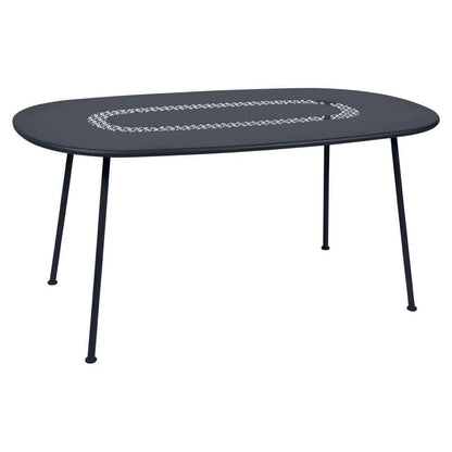 TABLE OVALE LORETTE 160 X 90 CM FERMOB Carbone