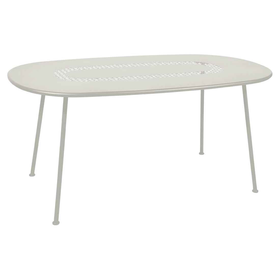 TABLE OVALE LORETTE 160 X 90 CM FERMOB Gris argile