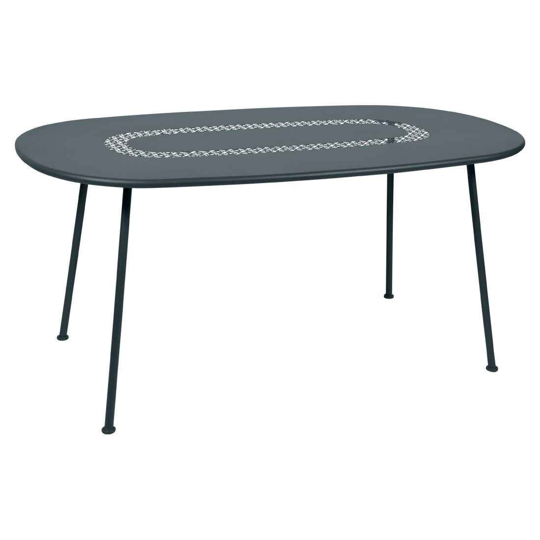 TABLE OVALE LORETTE 160 X 90 CM FERMOB Gris orage