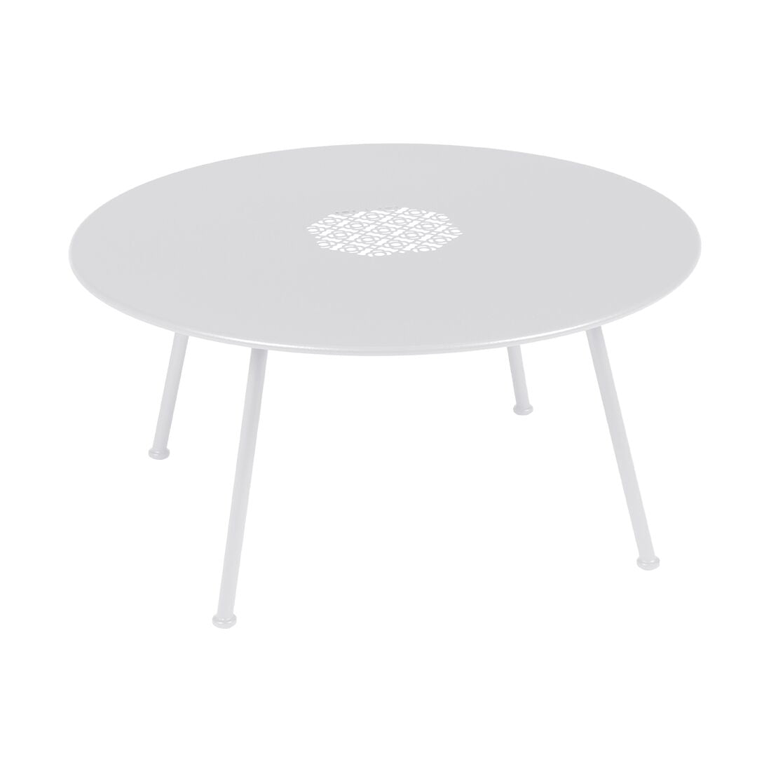 TABLE BASSE LORETTE Ø 80 CM MOBILIER EXTERIEUR FERMOB Blanc coton