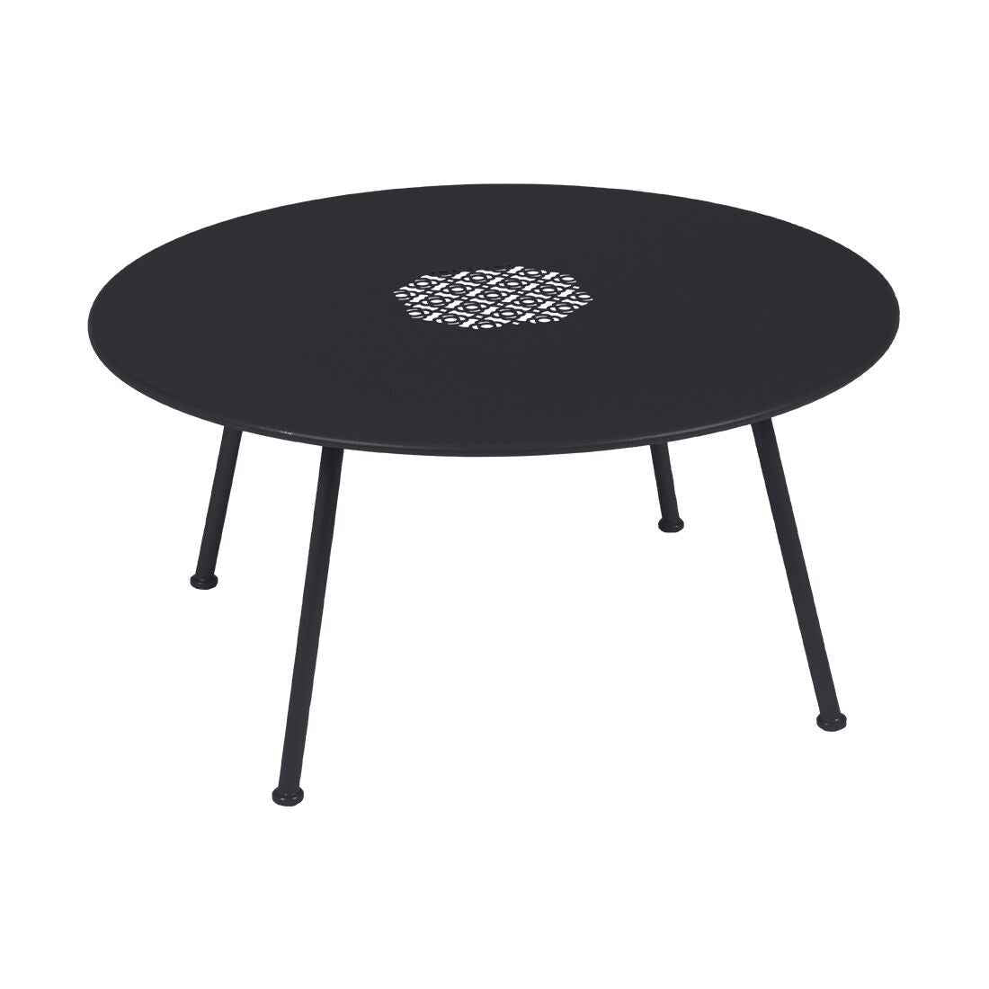 TABLE BASSE LORETTE Ø 80 CM MOBILIER EXTERIEUR FERMOB Carbone