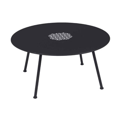 TABLE BASSE LORETTE Ø 80 CM MOBILIER EXTERIEUR FERMOB Carbone