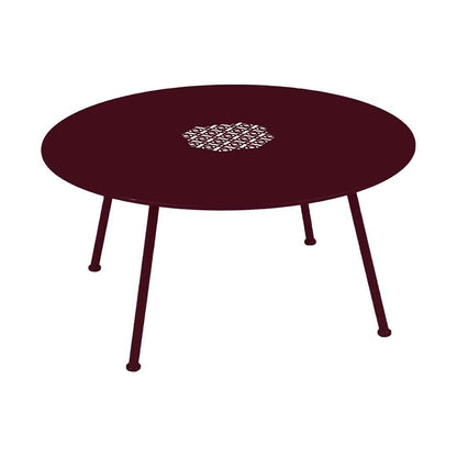 TABLE BASSE LORETTE Ø 80 CM MOBILIER EXTERIEUR FERMOB Cerise noire