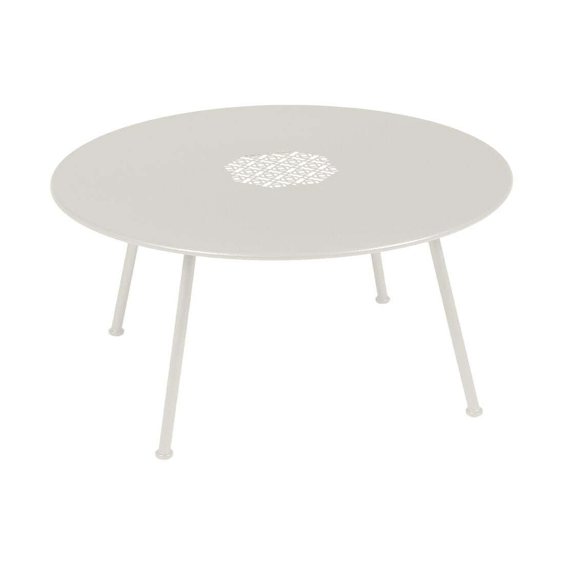TABLE BASSE LORETTE Ø 80 CM MOBILIER EXTERIEUR FERMOB Gris argile