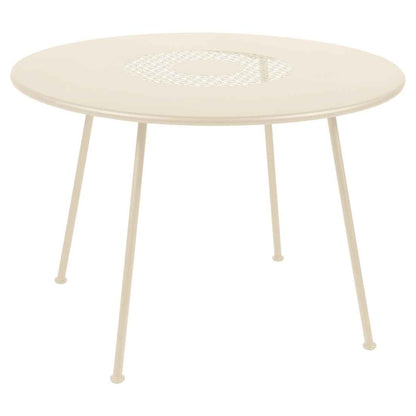 TABLE LORETTE Ø 110 CM FERMOB Beige latte