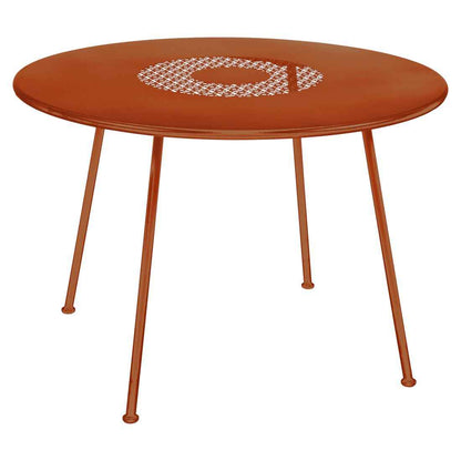 TABLE LORETTE Ø 110 CM FERMOB Orange confite