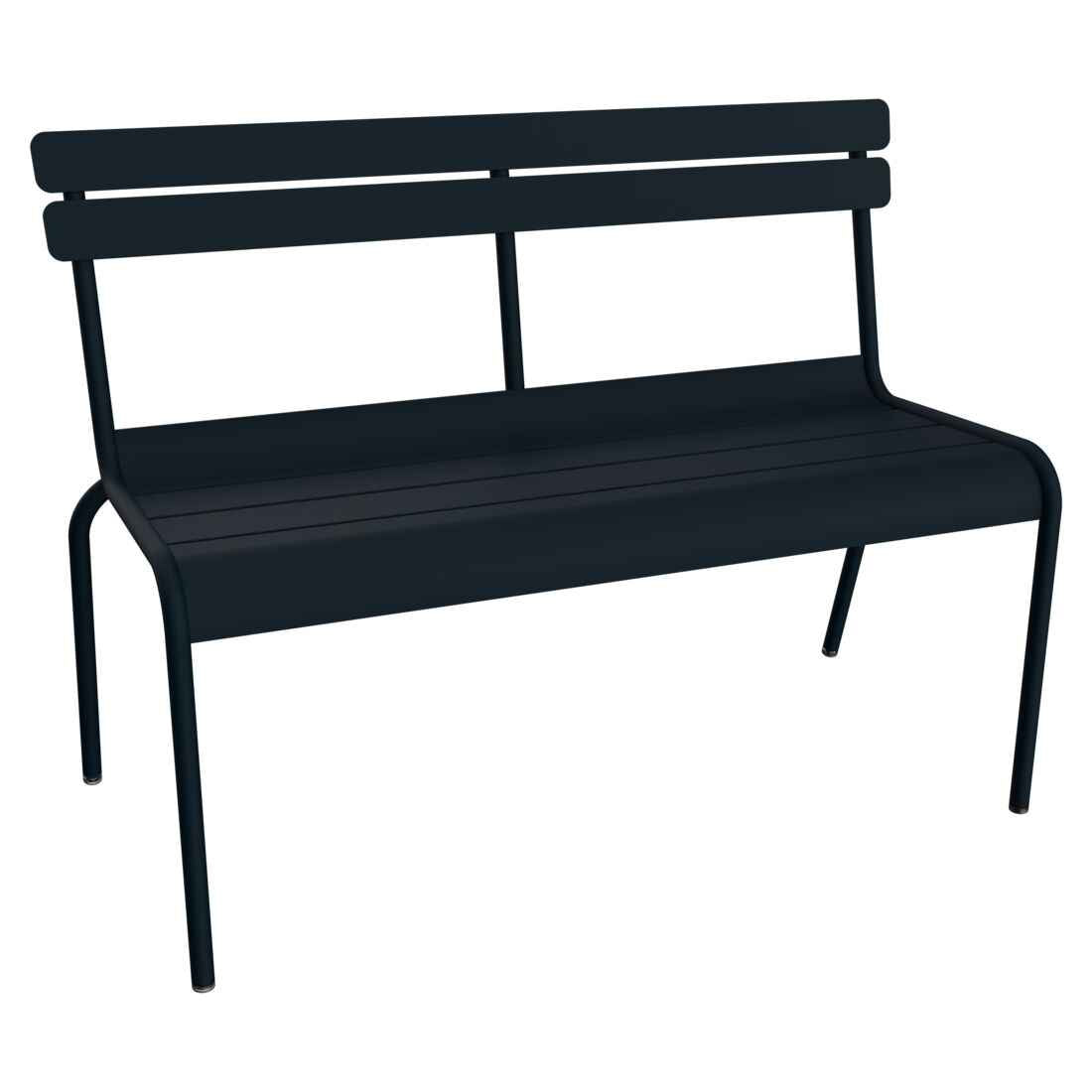 BANC À DOSSIER 2/3 PLACES LUXEMBOURG FERMOB Bleu abysse