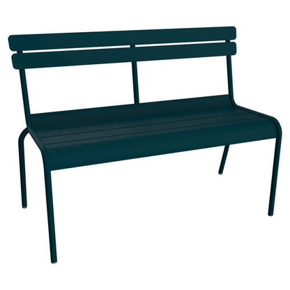 BANC À DOSSIER 2/3 PLACES LUXEMBOURG FERMOB Bleu acapulco