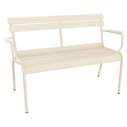 BANC DE JARDIN 2 PLACES LUXEMBOURG FERMOB Beige latte