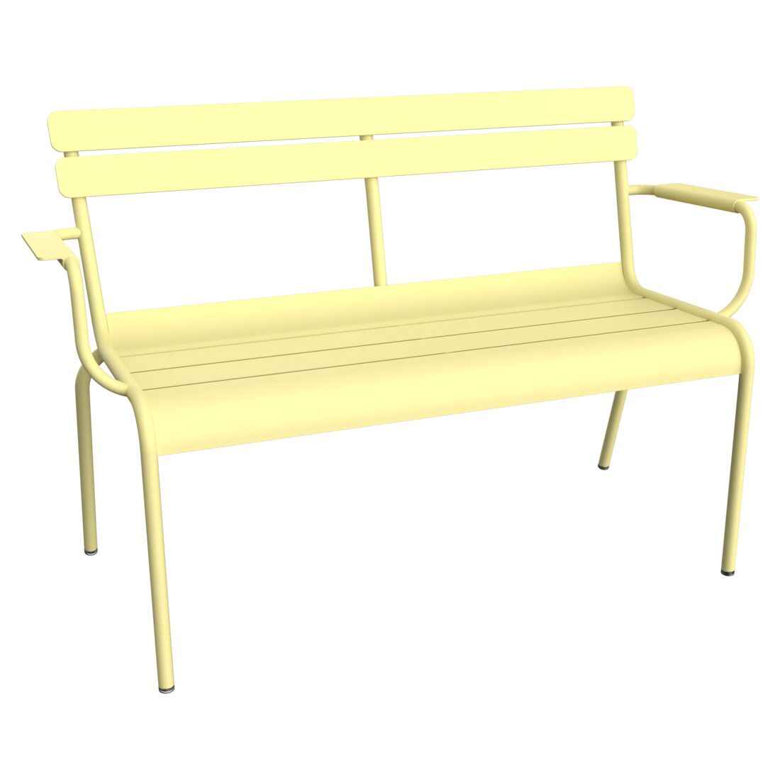 BANC DE JARDIN 2 PLACES LUXEMBOURG FERMOB Citron givré