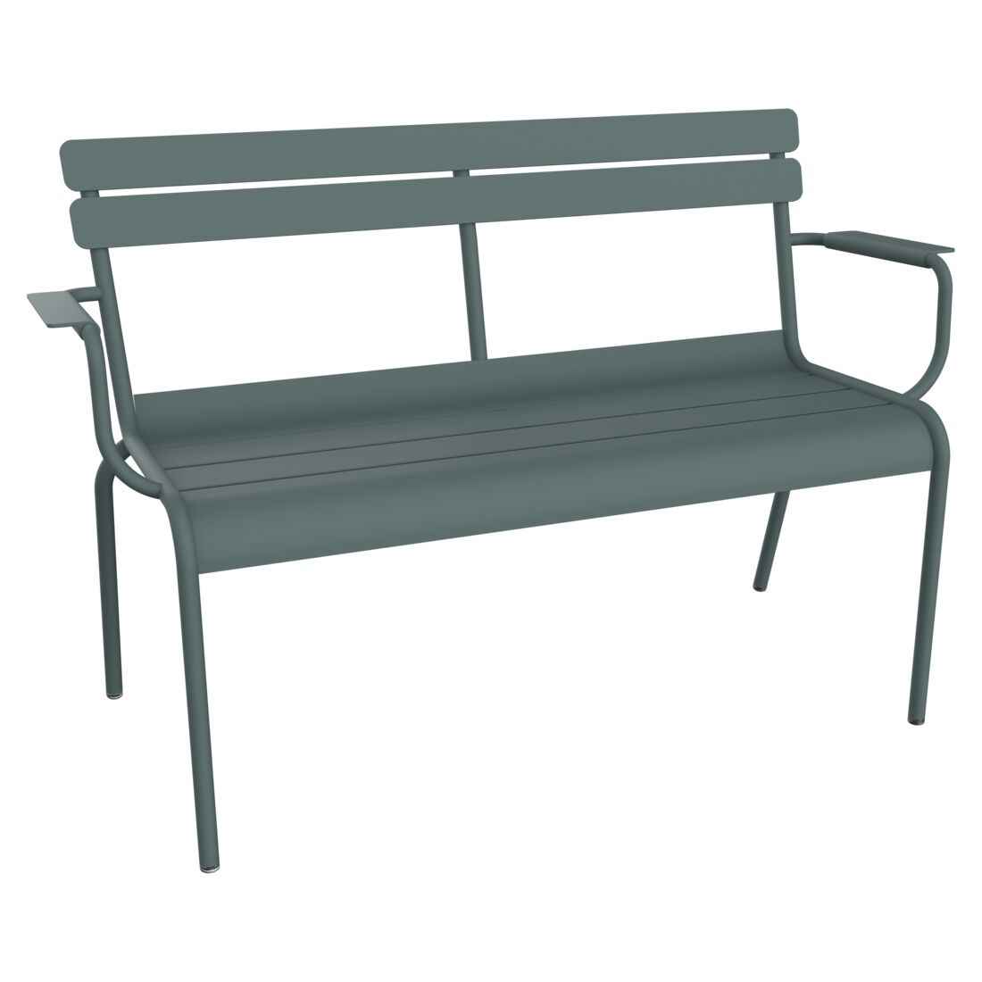 BANC DE JARDIN 2 PLACES LUXEMBOURG FERMOB Gris orage