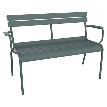 BANC DE JARDIN 2 PLACES LUXEMBOURG FERMOB Gris orage