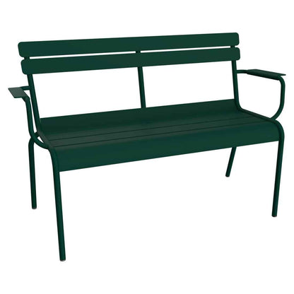 BANC DE JARDIN 2 PLACES LUXEMBOURG FERMOB Vert cèdre