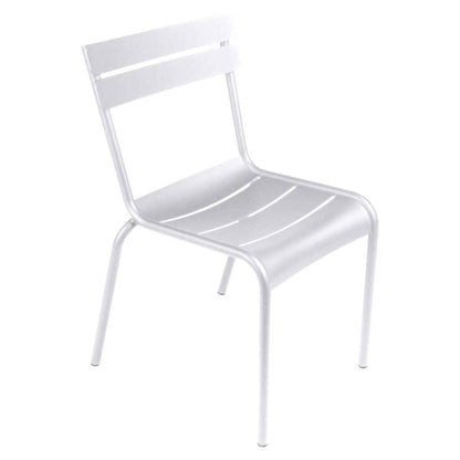 CHAISE LUXEMBOURG FERMOB Blanc coton