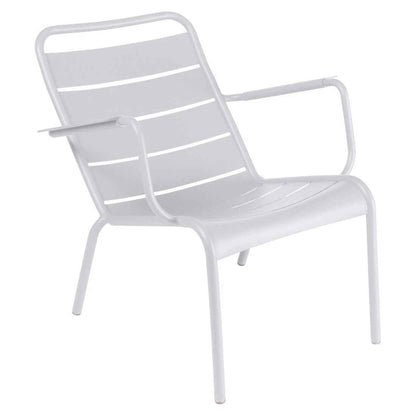 FAUTEUIL BAS LUXEMBOURG FERMOB Blanc coton