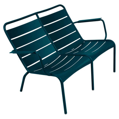 FAUTEUIL BAS DUO LUXEMBOURG FERMOB Bleu acapulco
