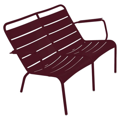 FAUTEUIL BAS DUO LUXEMBOURG FERMOB Cerise noire
