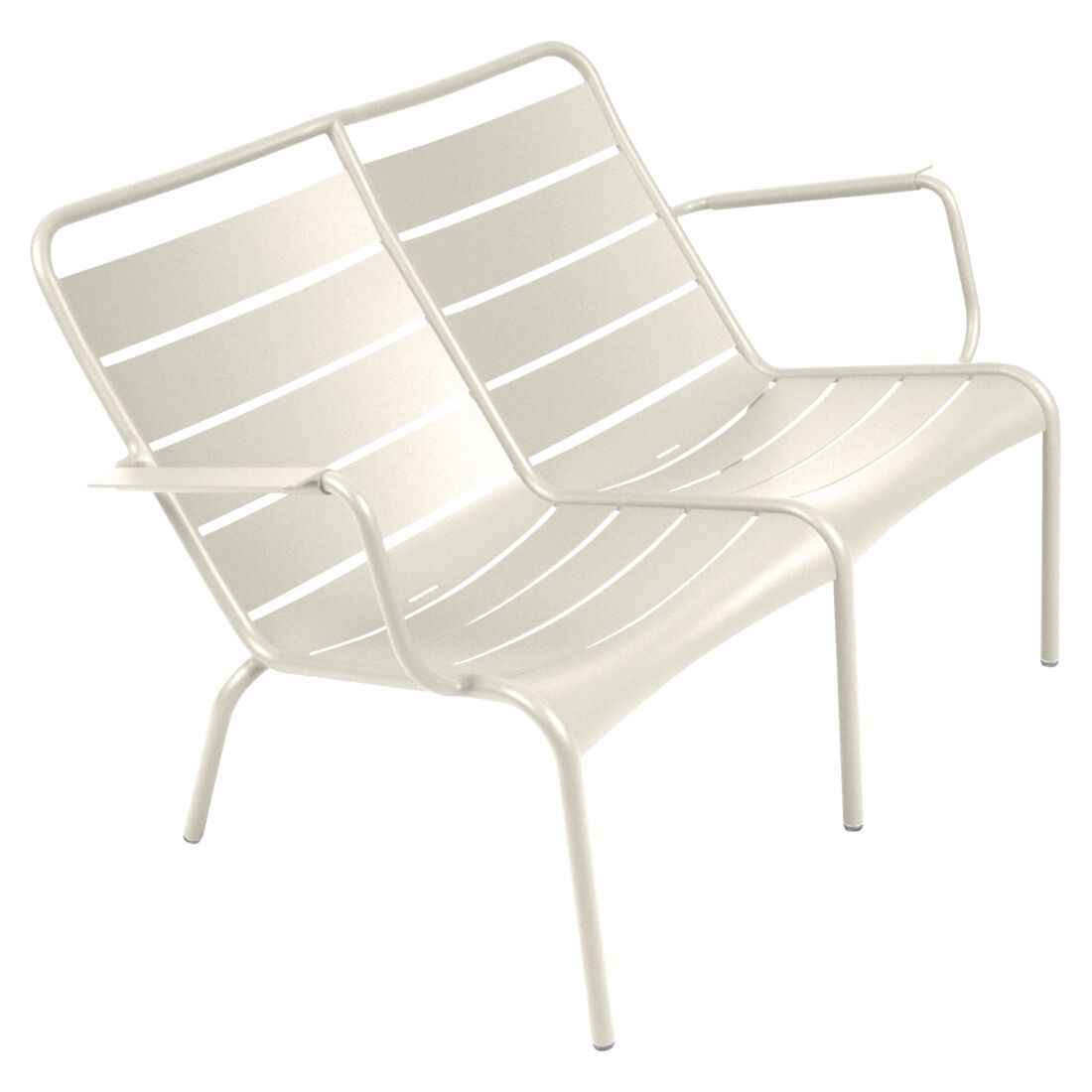 FAUTEUIL BAS DUO LUXEMBOURG FERMOB Gris argile