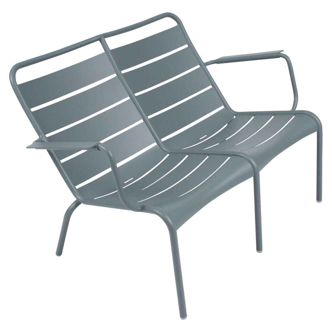 FAUTEUIL BAS DUO LUXEMBOURG FERMOB Gris orage