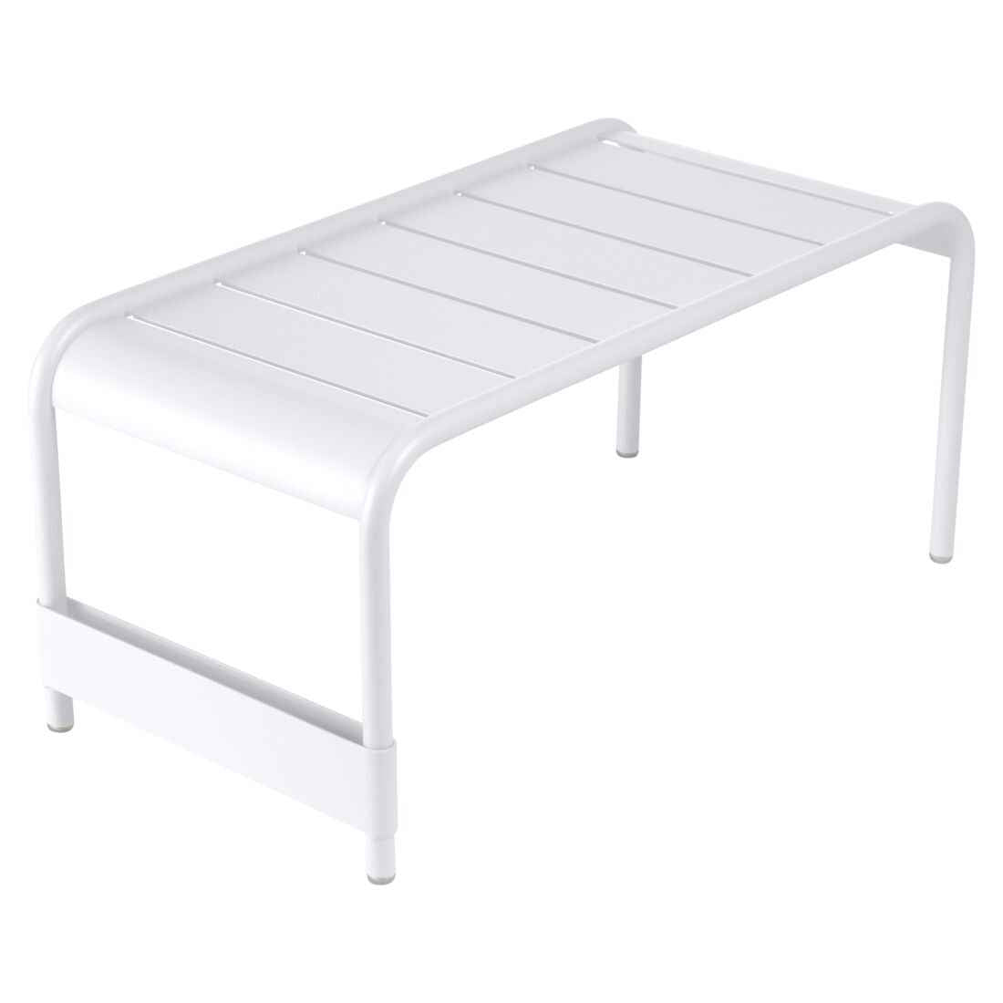 TABLE BASSE / BANC LUXEMBOURG 86 X 44 CM FERMOB Blanc coton
