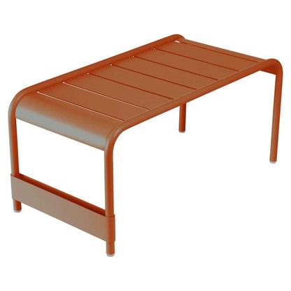 TABLE BASSE / BANC LUXEMBOURG 86 X 44 CM FERMOB Orange confite