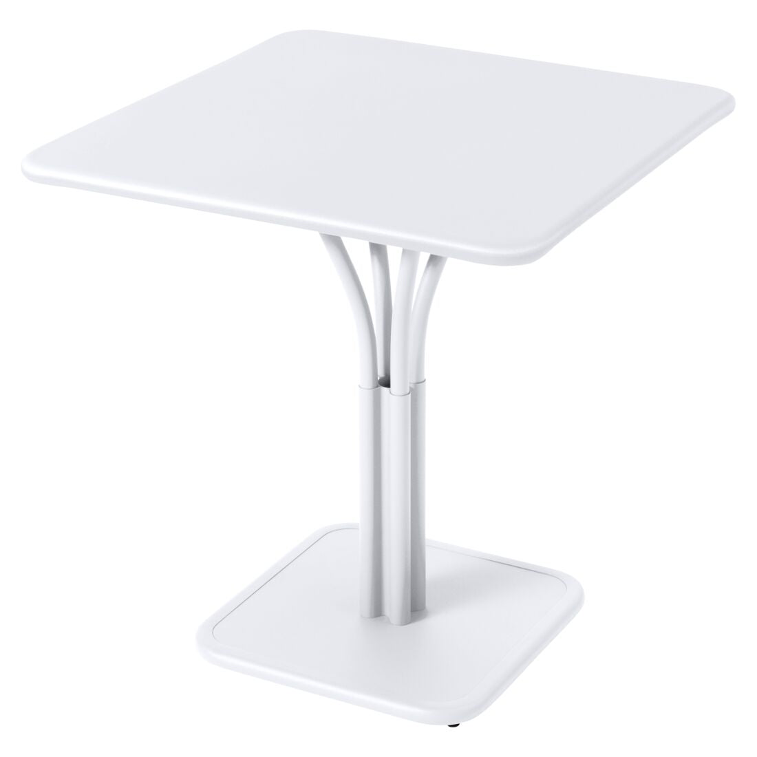 GUÉRIDON PLATEAU PLEIN LUXEMBOURG 71 X 71 CM FERMOB Blanc coton