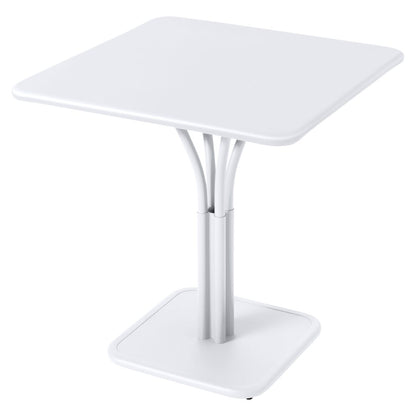 GUÉRIDON PLATEAU PLEIN LUXEMBOURG 71 X 71 CM FERMOB Blanc coton