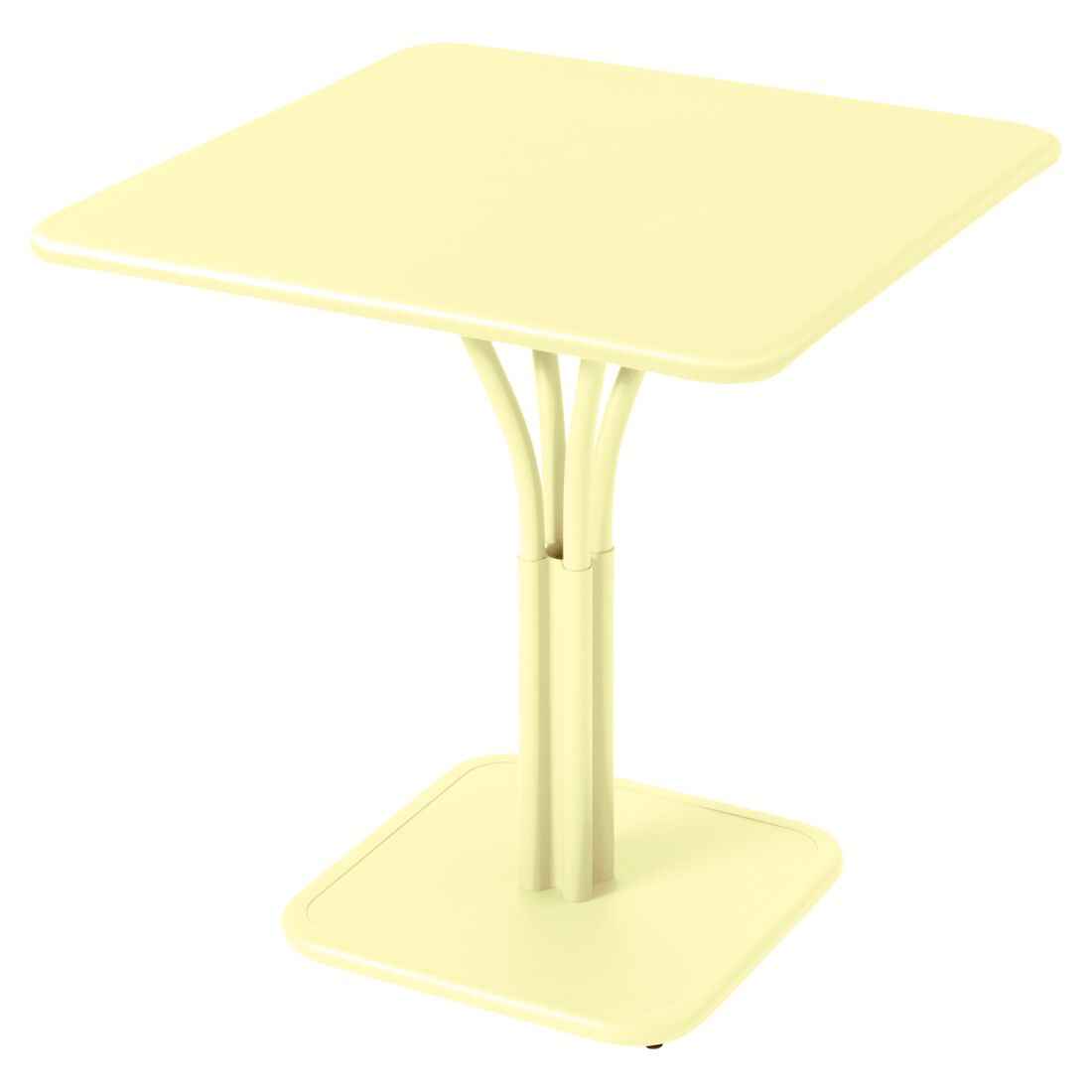 GUÉRIDON PLATEAU PLEIN LUXEMBOURG 71 X 71 CM FERMOB Citron givré