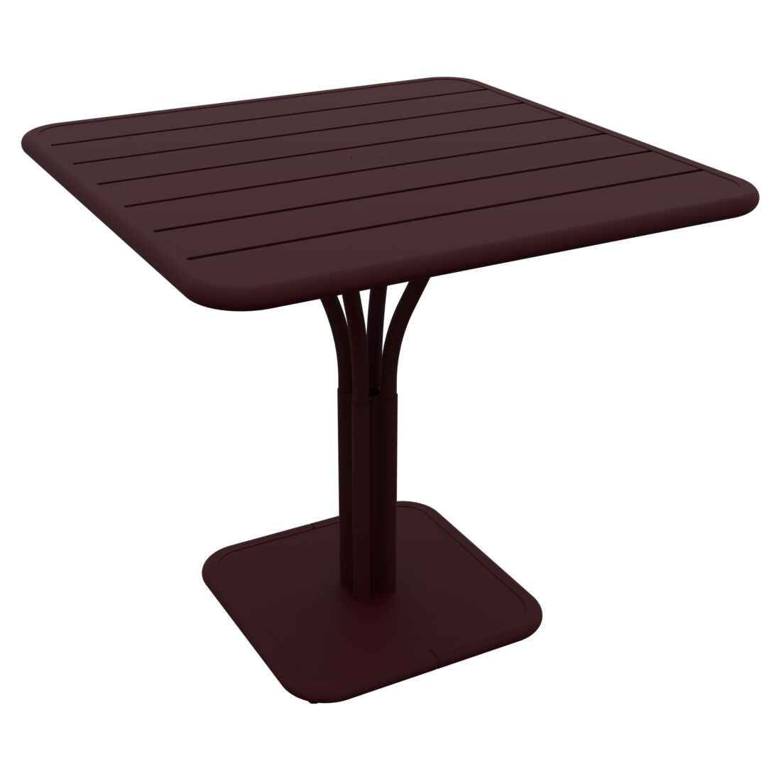 GUÉRIDON LUXEMBOURG 80 X 80 CM FERMOB Cerise noire