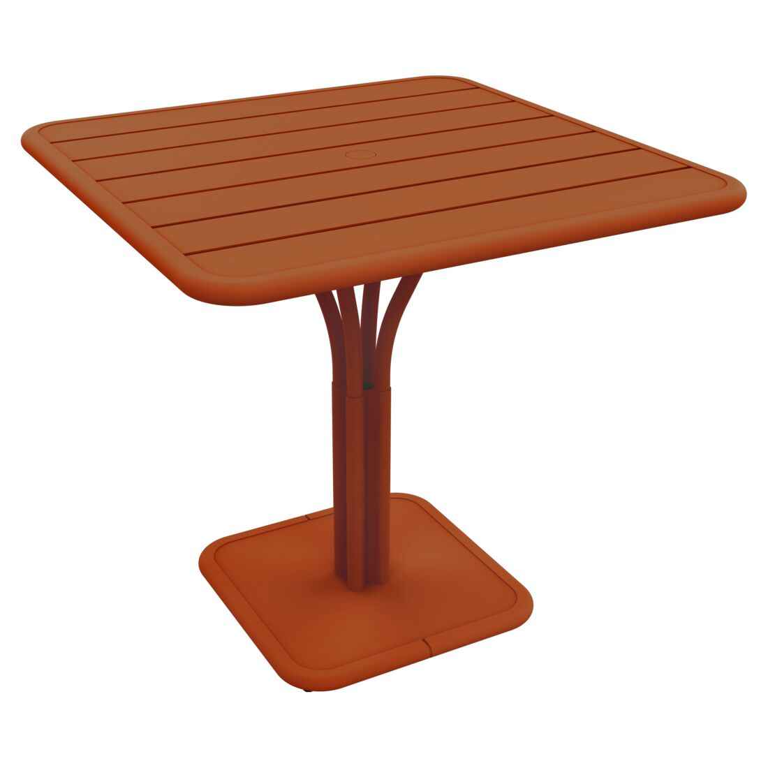 GUÉRIDON LUXEMBOURG 80 X 80 CM FERMOB Orange confite