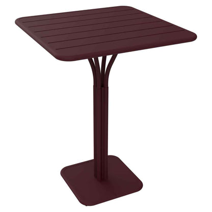 GUÉRIDON HAUT LUXEMBOURG 80 X 80 CM FERMOB Cerise noire