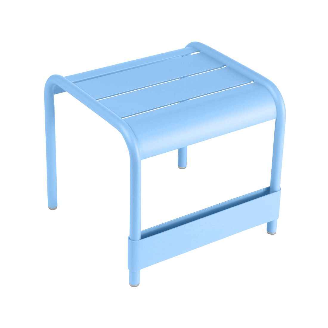 TABLE BASSE / REPOSE-PIEDS LUXEMBOURG 42 X 44 CM FERMOB Bleu maya