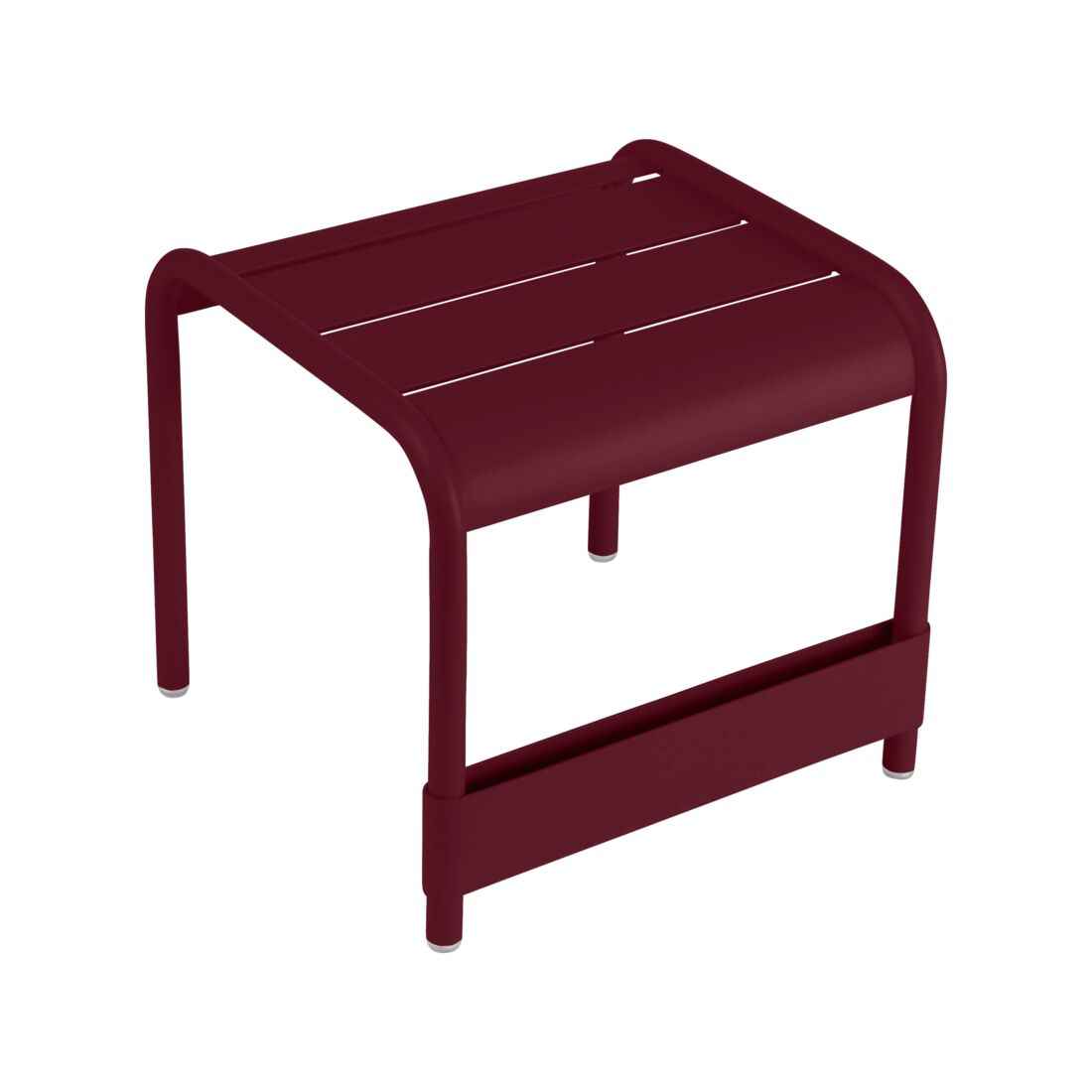 TABLE BASSE / REPOSE-PIEDS LUXEMBOURG 42 X 44 CM FERMOB Cerise noire