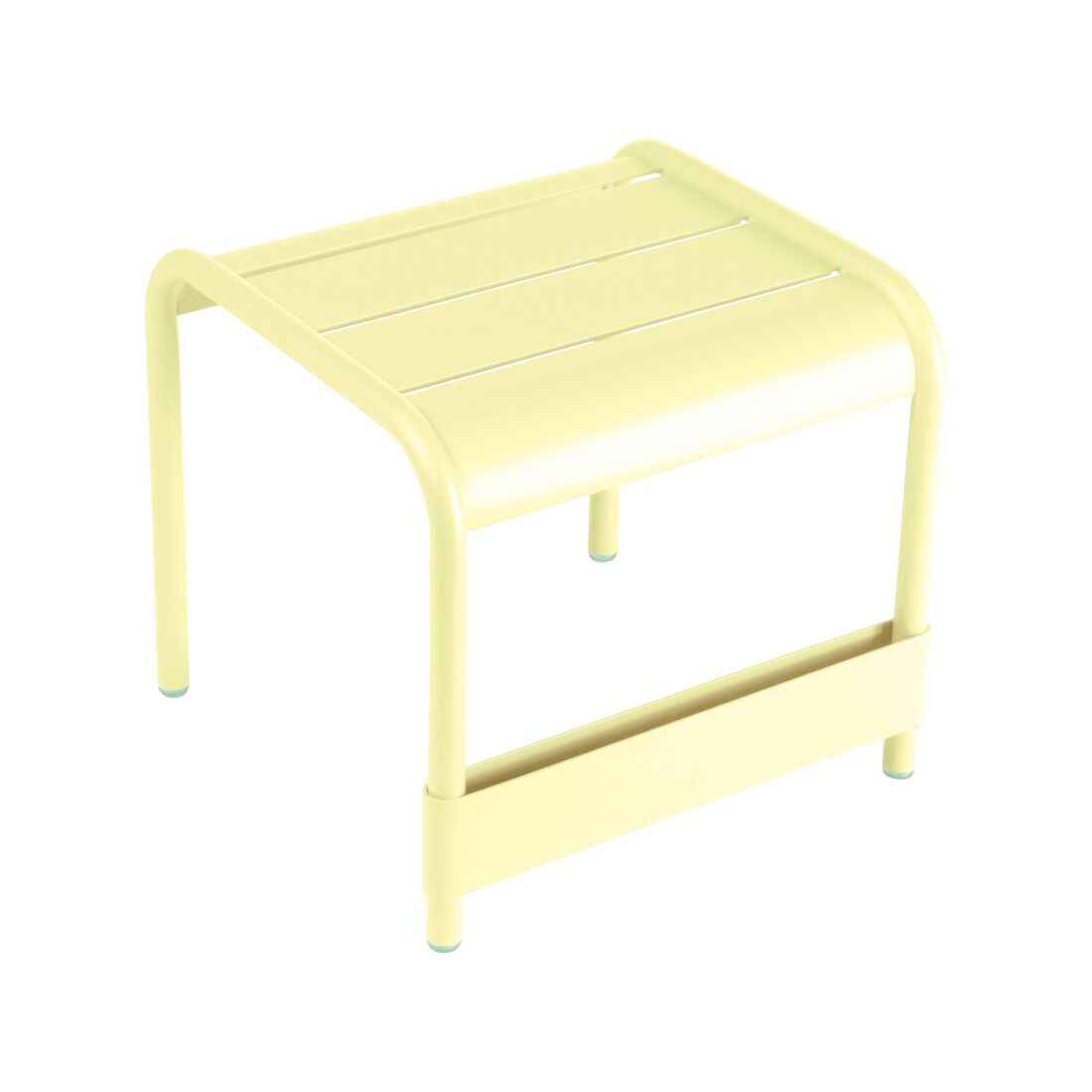 TABLE BASSE / REPOSE-PIEDS LUXEMBOURG 42 X 44 CM FERMOB Citron givré