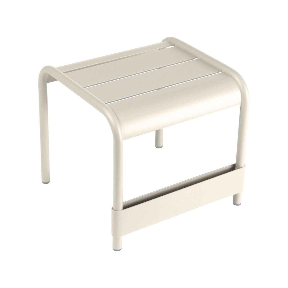 TABLE BASSE / REPOSE-PIEDS LUXEMBOURG 42 X 44 CM FERMOB Gris argile