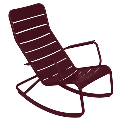 ROCKING CHAIR LUXEMBOURG FERMOB Cerise noire