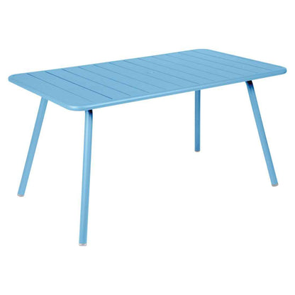 TABLE LUXEMBOURG 143 X 80 CM FERMOB Bleu maya