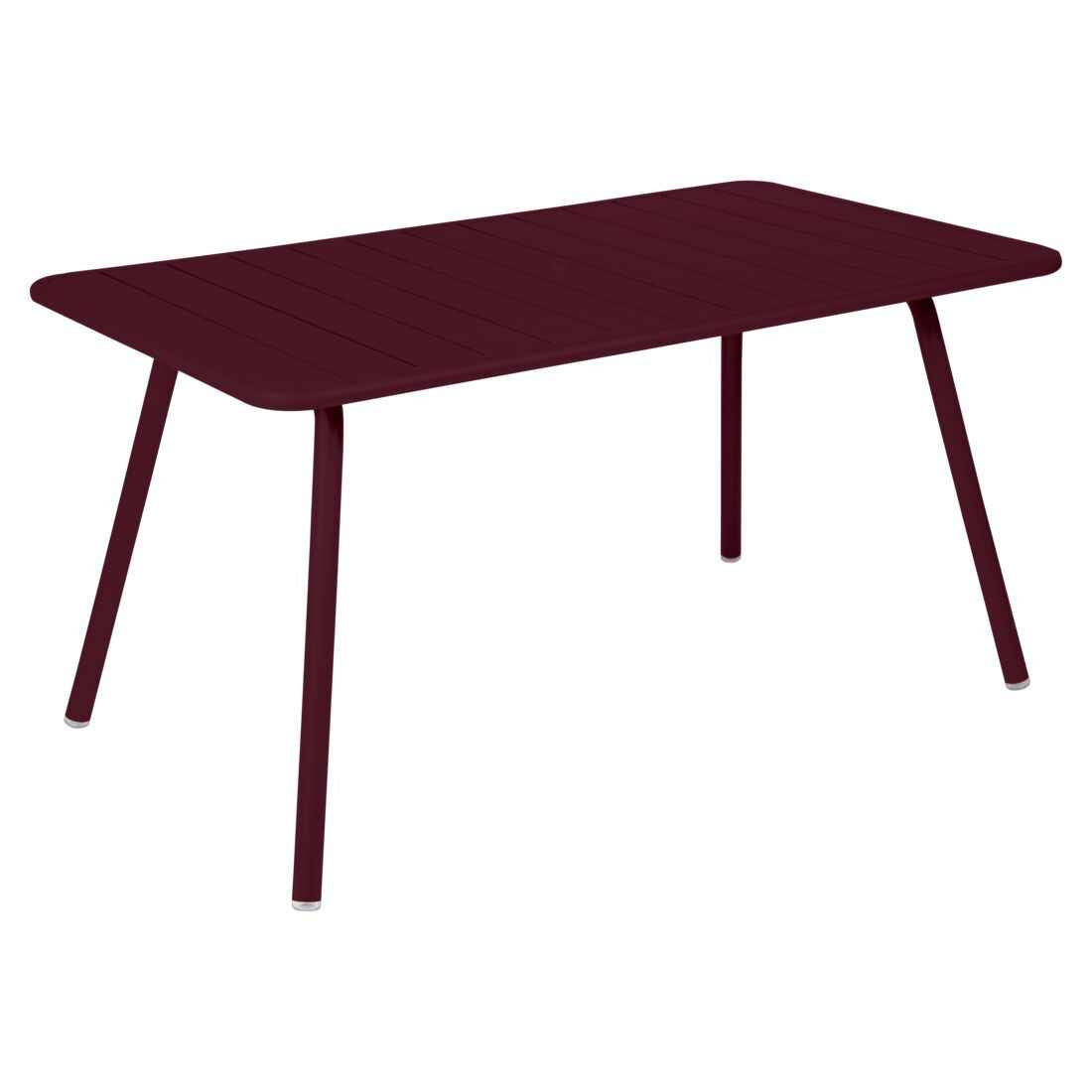 TABLE LUXEMBOURG 143 X 80 CM FERMOB Cerise noire