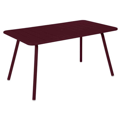 TABLE LUXEMBOURG 143 X 80 CM FERMOB Cerise noire