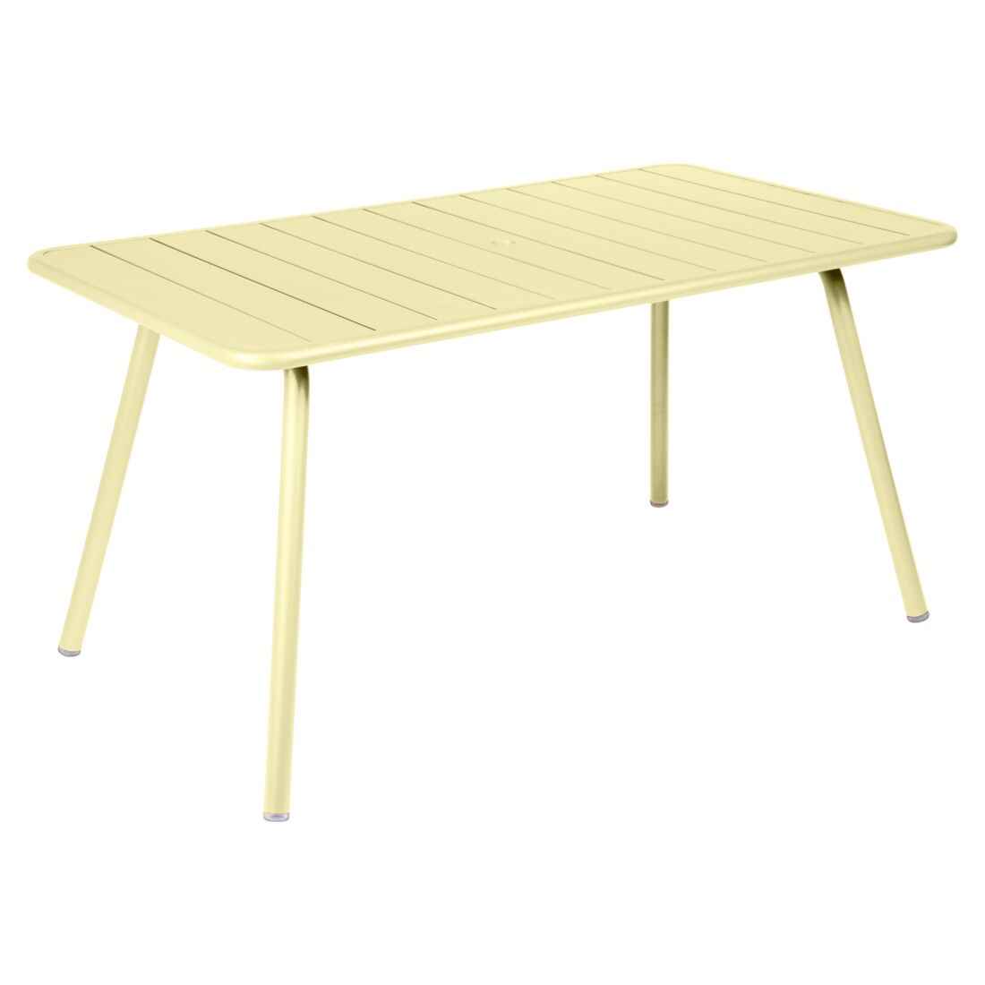 TABLE LUXEMBOURG 143 X 80 CM FERMOB Citron givré