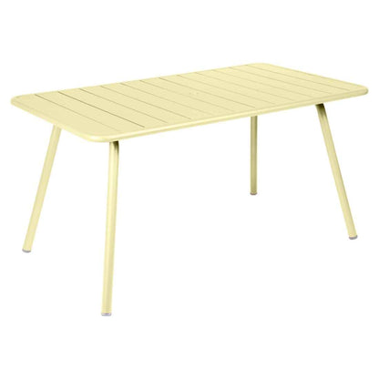 TABLE LUXEMBOURG 143 X 80 CM FERMOB Citron givré