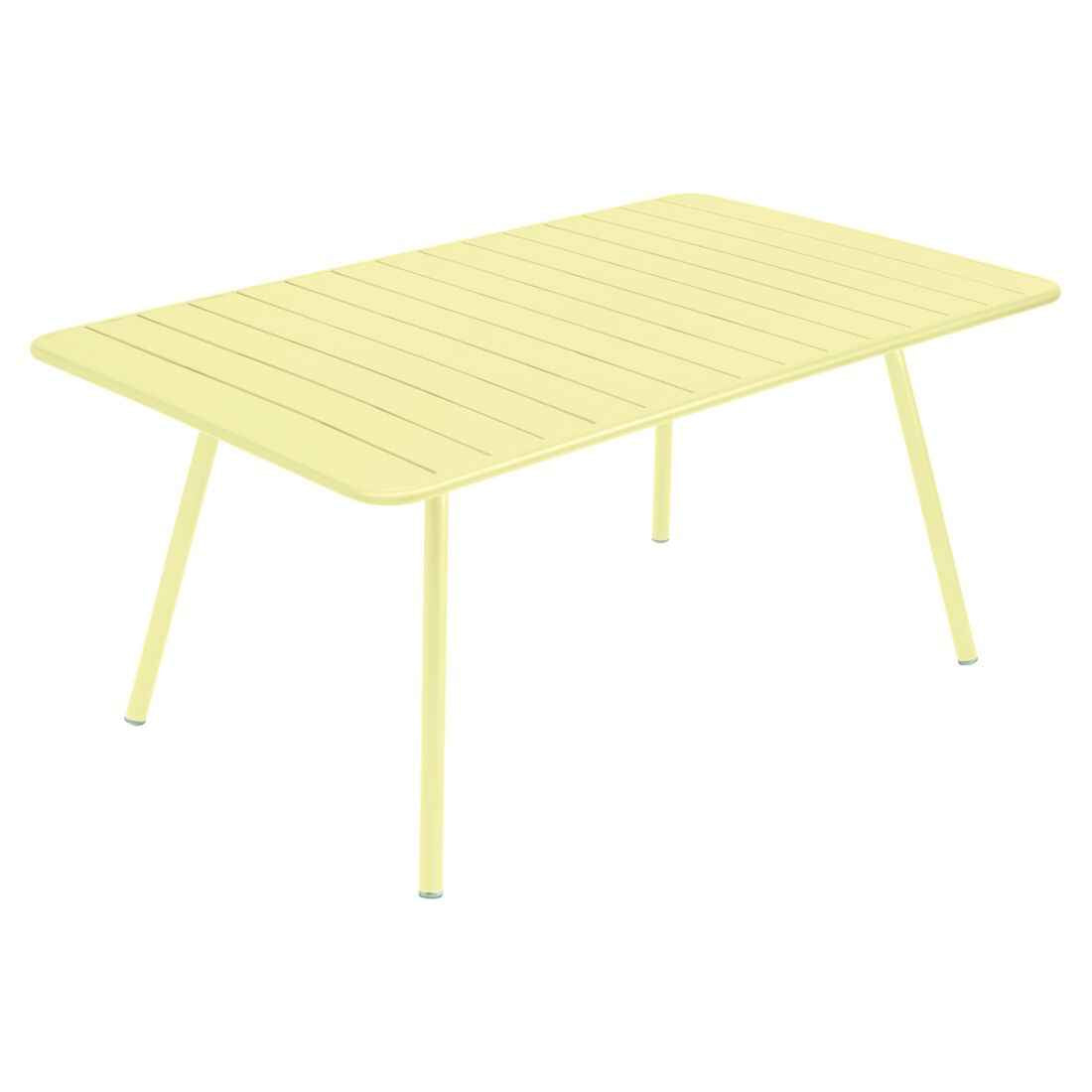 TABLE LUXEMBOURG 165 X 100 CM FERMOB Citron givré