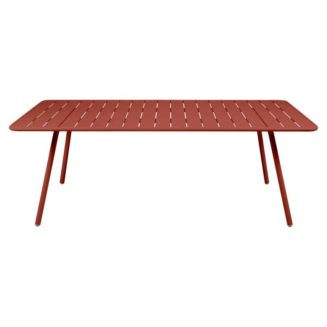 TABLE LUXEMBOURG 207 X 100 CM FERMOB Ocre rouge