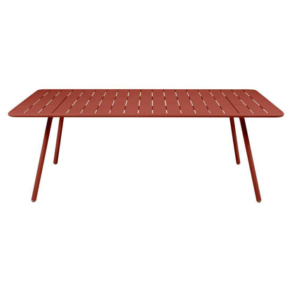 TABLE LUXEMBOURG 207 X 100 CM FERMOB Ocre rouge