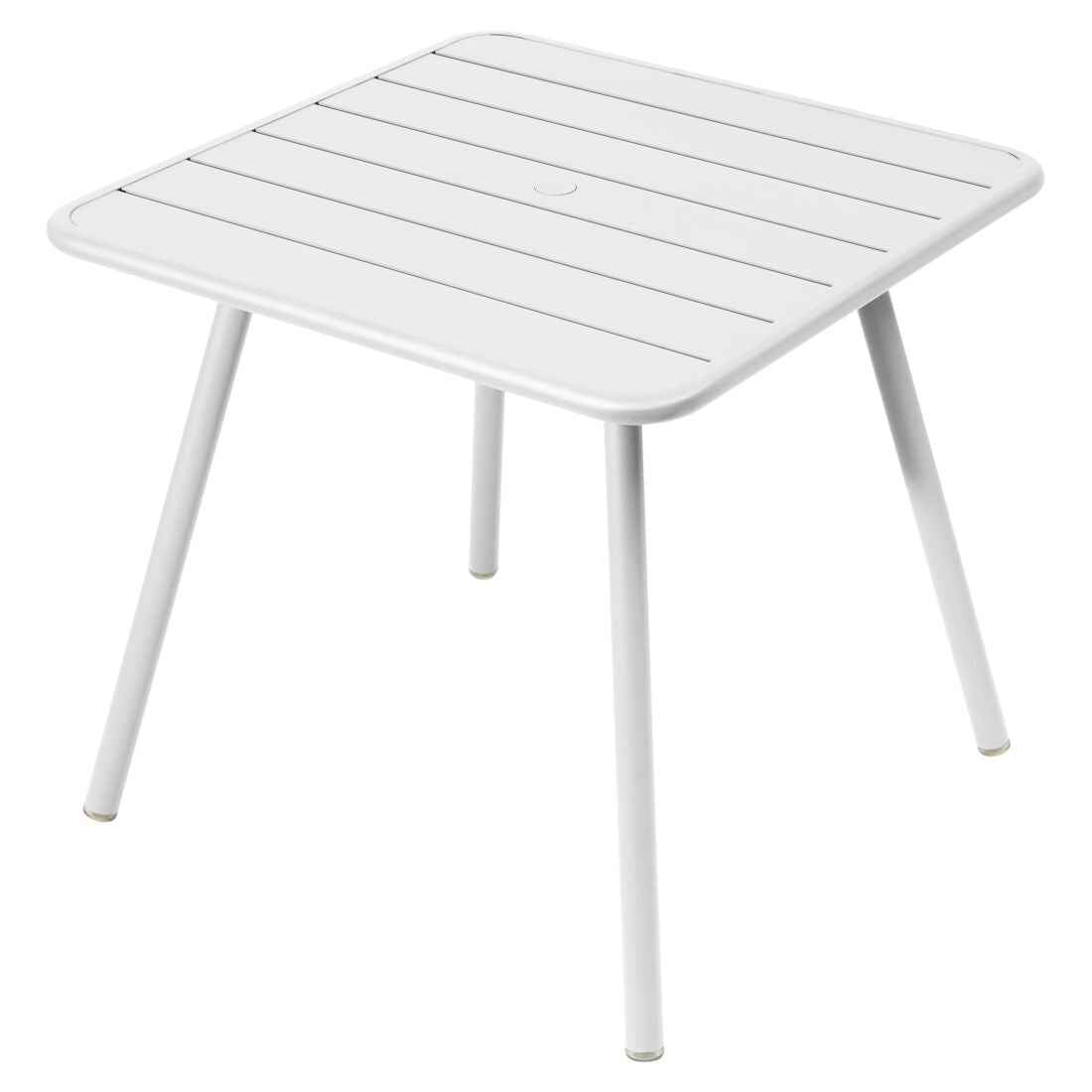 TABLE LUXEMBOURG 80 X 80 CM FERMOB Blanc coton