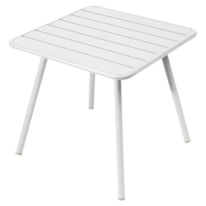 TABLE LUXEMBOURG 80 X 80 CM FERMOB Blanc coton