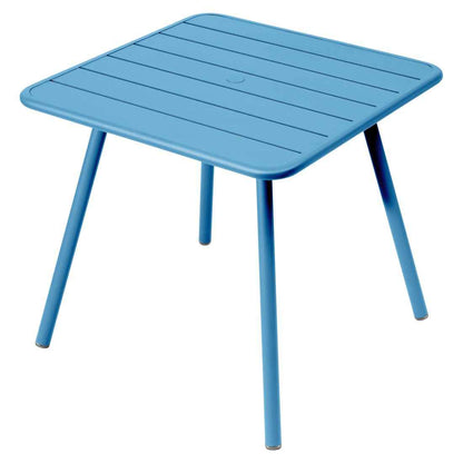 TABLE LUXEMBOURG 80 X 80 CM FERMOB Bleu maya